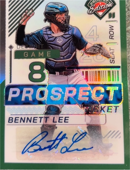 2024 Panini Prospect Edition #52 Bennett Lee — front