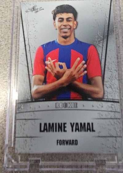 2024 Leaf Draft #RS08 Lamine Yamal Rookie — front