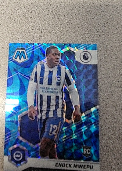 2021-22 Panini Mosaic Premier League #113 Enock Mwepu — front