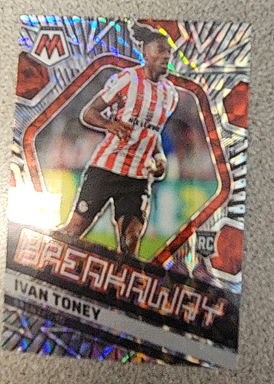2021-22 Panini Mosaic Premier League #8 Ivan Toney Breakaway — front