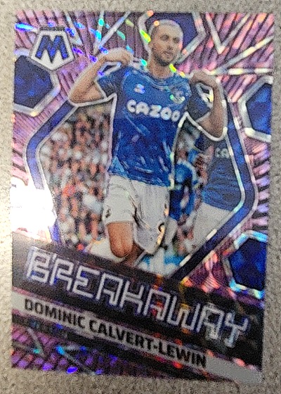 2021-22 Panini Mosaic Premier League Breakaway #17 Dominic Calvert-Lewin — front