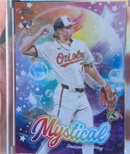 2024 Topps Update #MYS-10 Jackson Holliday Mystical Rookie Card — front