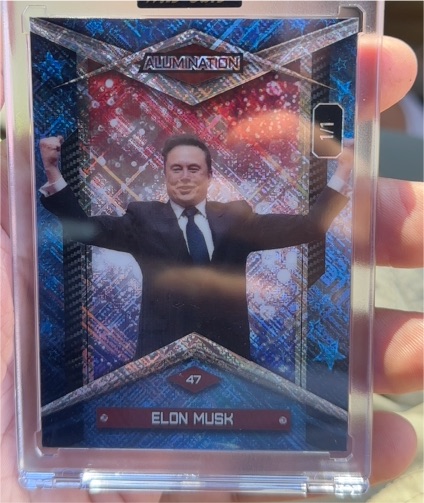 2025 Wild Card Alumination #47 Elon Musk — front