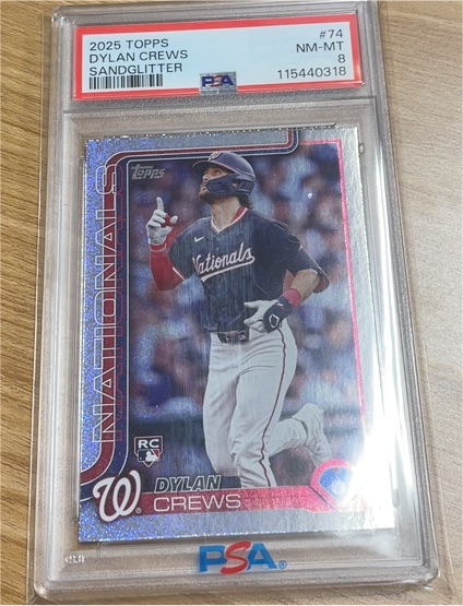 2025 Topps #74 Dylan Crews — front