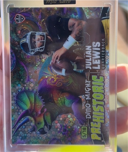 2024 Wild Card Prehistoric Dino-Might #5/18 Julian Lewis — front