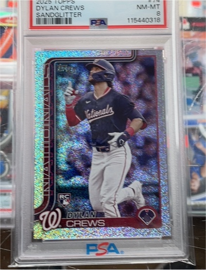 2025 Topps Series 1 #74 Dylan Crews — front