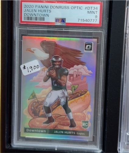 2020 Panini Donruss Optic #DT34 Jalen Hurts Downtown — front