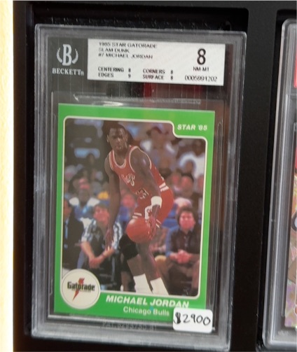 1985 Star Gatorade #8 Michael Jordan — front