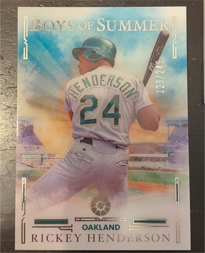 2025 Panini Boys of Summer #24 Rickey Henderson — front