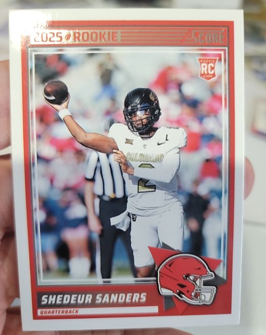 2025 Panini Score #15 Shedeur Sanders Rookie — front