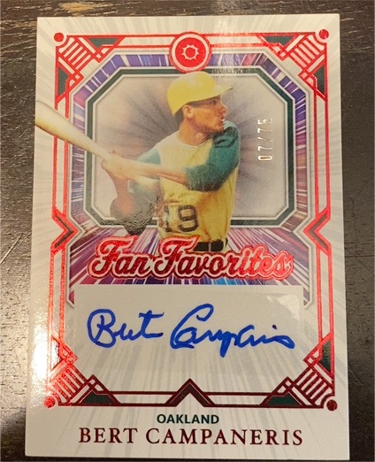 2025 Panini Boys of Summer Fan Favorites #Bert Campaneris — front