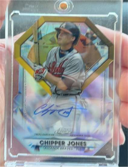 2022 Topps Diamond Greats Die-Cut #DGDC-27 Chipper Jones — front