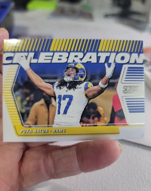 2025 Panini Score Celebration #C-PNA Puka Nacua — front