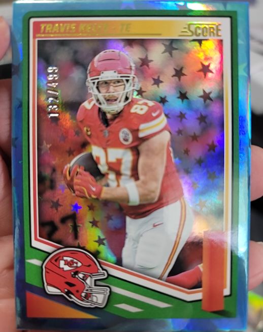 2025 Panini Score #232 Travis Kelce — front