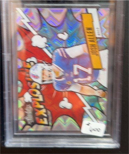 2024 Panini Absolute Explosive #EX-JAN Josh Allen — front