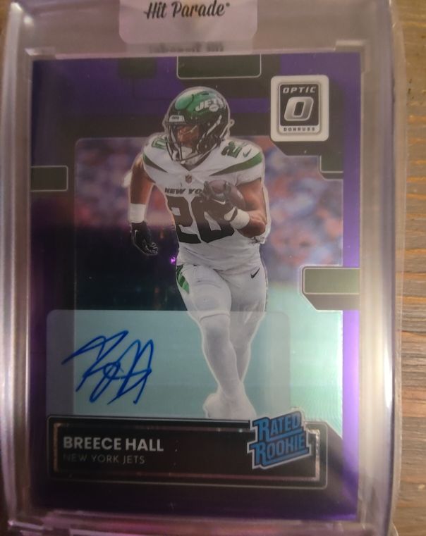 2022 Panini Donruss Optic #214 Breece Hall — front