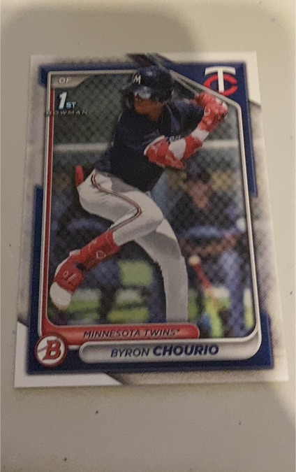 2024 Bowman #BP-129 Byron Chourio — front