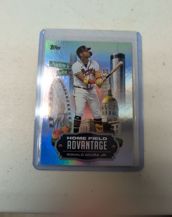 2023 Topps Series 1 Home Field Advantage #HA-6 Ronald Acuña Jr. — front