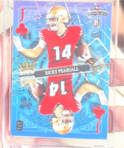 2023 Wild Card 5 Card Draw Stacked Deck #SDPH-RPN Ricky Pearsall — front