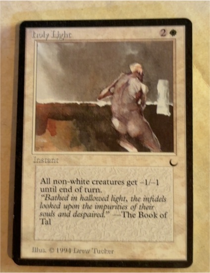 1994 Magic: The Gathering The Dark #10 Holy Light — front