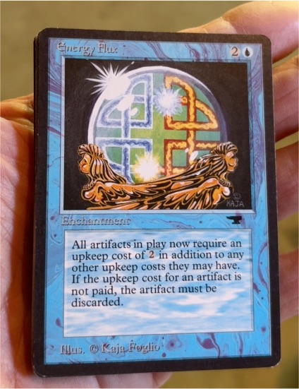 1994 Magic: The Gathering #Energy Flux — front