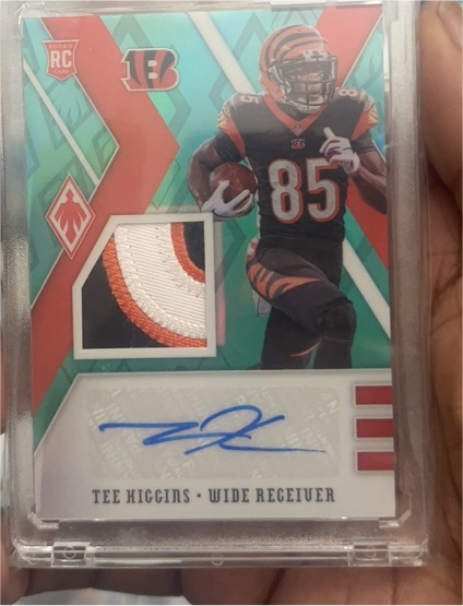 2020 Panini Phoenix #RJA-TH Tee Higgins — front