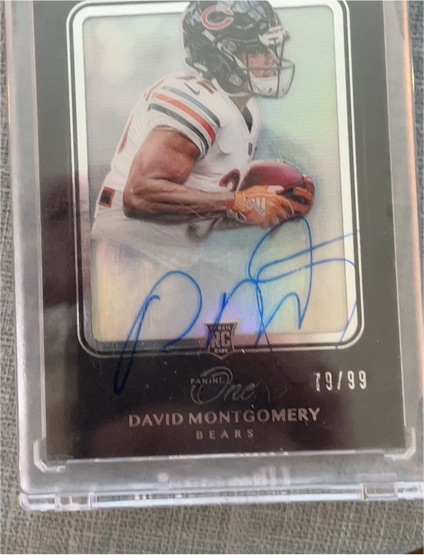2019 Panini One #79 David Montgomery — front
