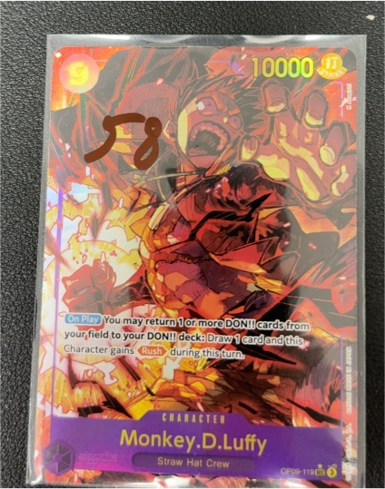 Monkey.D.Luffy OP09-119 One Piece Card Game — front