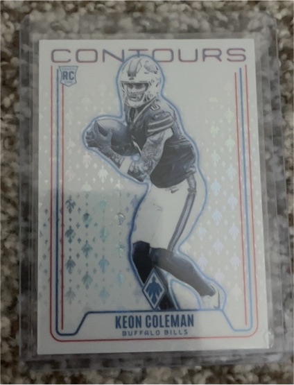 2024 Panini Phoenix Contours #CON-KCN Keon Coleman — front
