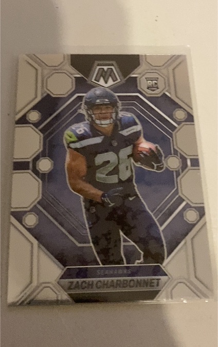 2023 Panini Mosaic #379 Zach Charbonnet Rookie — front