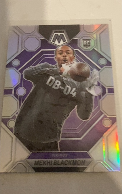 2023 Panini Mosaic Silver Prizm #348 Mekhi Blackmon — front