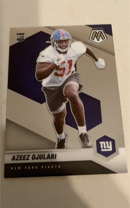 2021 Panini Mosaic #356 Azeez Ojulari — front