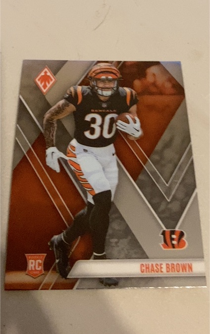 2023 Panini Phoenix #133 Chase Brown Rookie Card — front