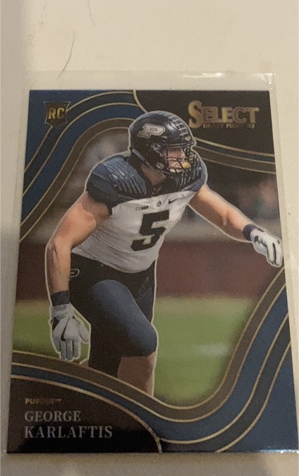 2022 Panini Select Draft Picks #123 George Karlaftis — front