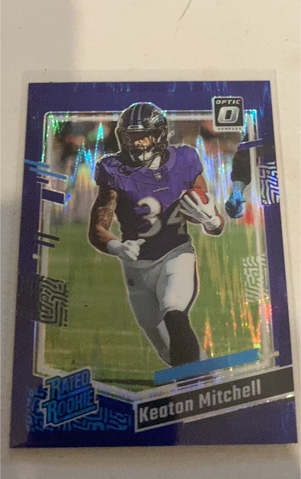 2023 Panini Donruss Optic #207 Keaton Mitchell — front