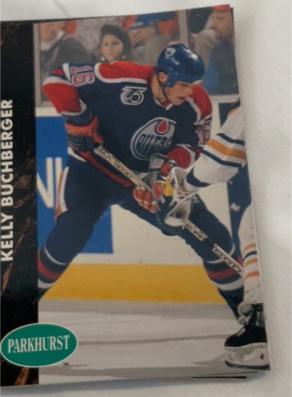 1991 Parkhurst #275 Kelly Buchberger Edmonton Oilers — front