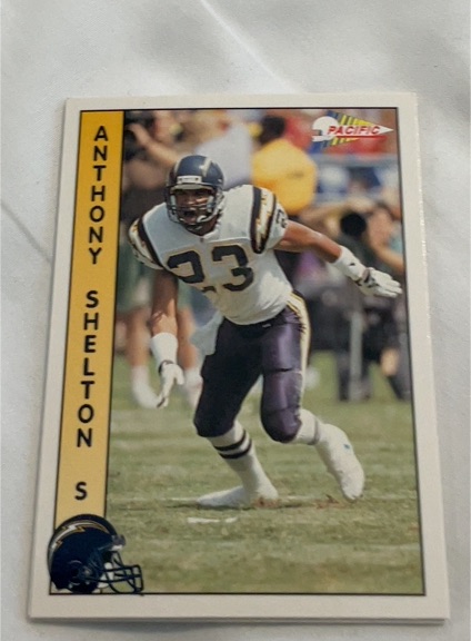 1992 Pacific #S Anthony Shelton — front