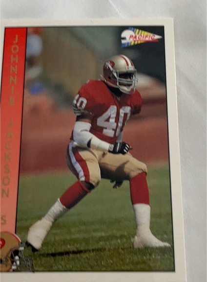 1992 Pacific #613 Johnnie Jackson — front