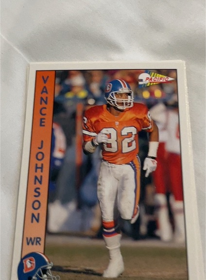 1992 Pacific #632 Vance Johnson — front