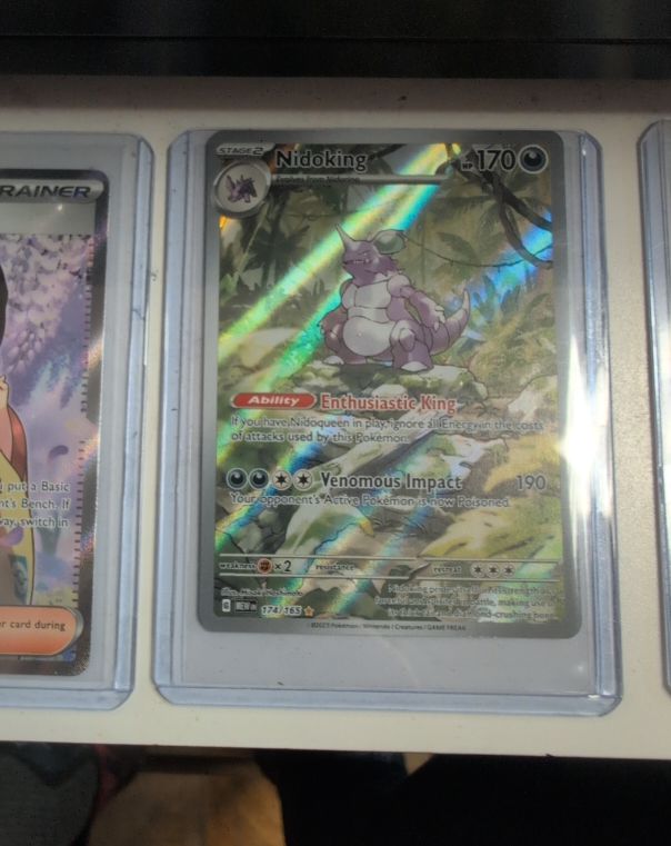 2023 Pokémon Scarlet & Violet 151 #174/165 Nidoking Illustration Rare — front