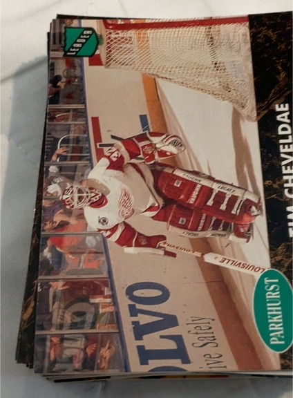 1991-92 Parkhurst #441 Tim Cheveldae — front