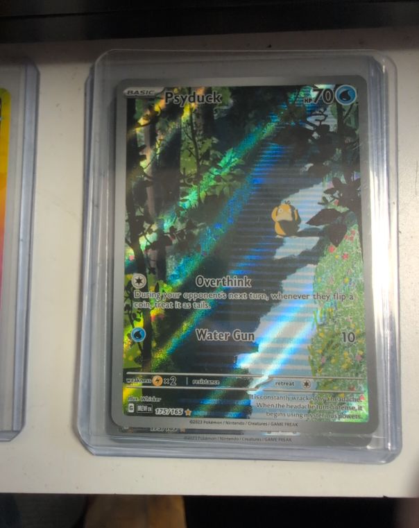 2023 Pokémon Scarlet & Violet 175/165 Psyduck Illustration Rare — front