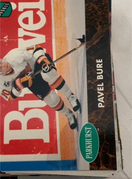 1991-92 Parkhurst #404 Pavel Bure — front
