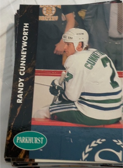1991-92 Parkhurst #284 Randy Cunneyworth — front