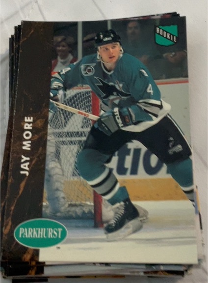 1991-92 Parkhurst #387 Jay More Rookie — front