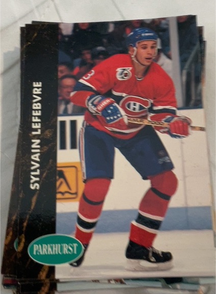 1991-92 Parkhurst #307 Sylvain Lefebvre — front