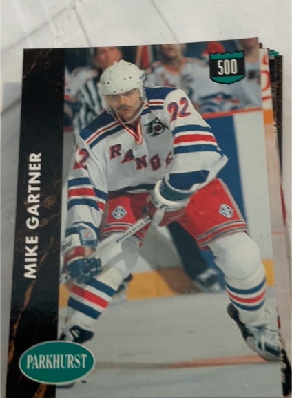 1991-92 Parkhurst #430 Mike Gartner — front