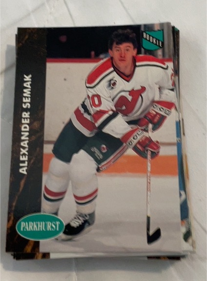 1991-92 Parkhurst #323 Alexander Semak Rookie — front