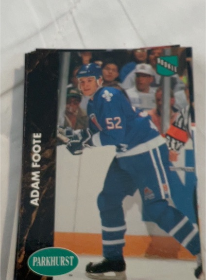 1991-92 Parkhurst #371 Adam Foote — front