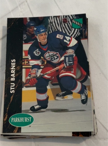 1991-92 Parkhurst #14 Stu Barnes — front